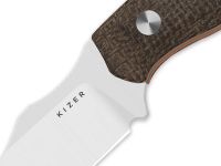 Нож Kizer Beaver 2, сталь AEB-L, рукоять микарта/G10