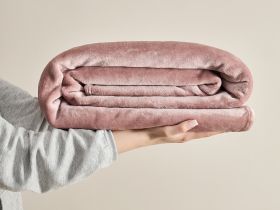 Плед Сверхмягкий/Supersoft, пыльная роза