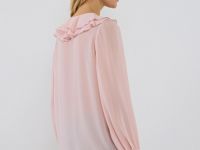 Блузка с рюшами, Розовый