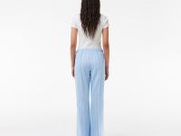 Женские расклешенные спортивные брюки Lacoste с монограммой