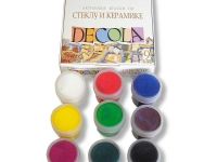 Набор красок по стеклу и керамике "Decola" 9 цв*20 мл
