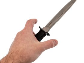 Тактический нож Mr.Blade Leshiy stonewash, сталь AUS-8, рукоять Black Elastron