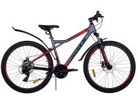 Горный велосипед Stels Navigator 710 MD 27.5 V020, год 2025, цвет Серый-Красный, ростовка 18