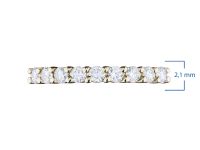 Кольцо из желтого золота с бриллиантами э0301кц12153400