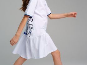 Платье трикотажное для девочек