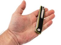 Складной нож Капрал Техно, сталь VG-10, рукоять G10 черно-желтый