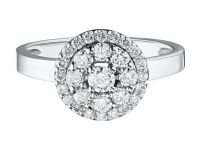 Кольцо из белого золота с бриллиантами э0901кц07169000