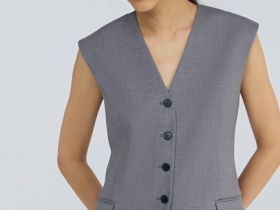 Удлинённый жилет, Серый