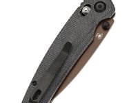 Складной нож Tenable Raven, сталь 14C28N, рукоять микарта, черный