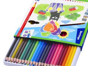 Набор карандашей цветных Berlingo "SuperSoft. Жил-был кот" 24 цв, картон