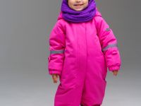 Комплект детский трикотажный для девочек: шапка, снуд