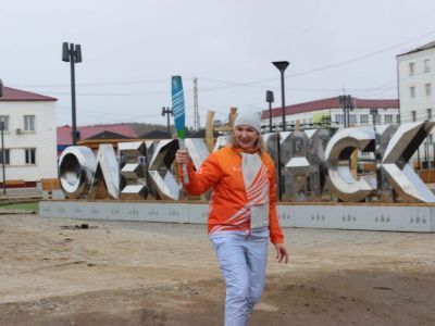 В Олекминском районе прошла эстафета огня VIII Игр «Дети Азии»