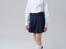 Юбка-шорты трикотажные для девочек