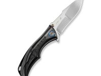 Складной нож WE Knife Tighe Down, сталь M390, рукоять титан/карбон, черный