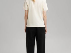 Футболка прямого кроя из джерси