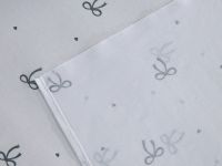 Простыня Графитовый бант