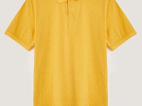 Однотонное поло из хлопка