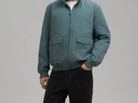 Ветровка-бомбер со съемным капюшоном