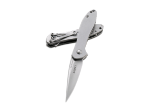 Складной нож CRKT Eros Large - Flat Handle, сталь AUS 8, рукоять сталь 420J2