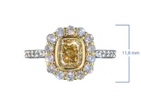 Кольцо из белого золота э4112кц12250362_white