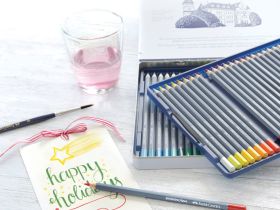 Карандаш акварельный Faber-Castell "Goldfaber Aqua" цвет 233 холодный серый