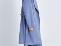 Пальто из шерсти с поясом