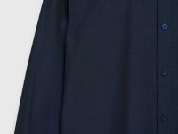 Рубашка из хлопковой ткани, Синий