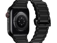 Ремешок Hoco WA06 Flexible для Apple Watch 42/44/45/49mm магнитная застежка/силикон (черный)