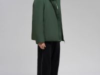 Утепленная куртка с воротником-стойкой