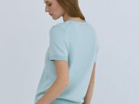 Джемпер с коротким рукавом, Зеленый