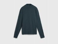 Базовый джемпер с воротником-стойкой, Серый