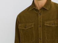 Рубашка из вельвета, Желтый