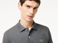 Мужское поло Lacoste L1212 классического кроя их хлопка