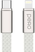 Кабель Pero DC-18 USB-C / Apple Lightning 1,5 м 3 А Серебристый
