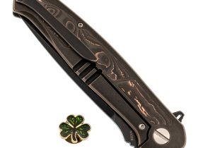 Бусина Mordor "Клевер Shamrock", латунь