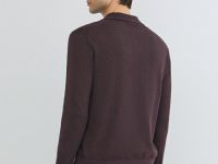 Поло с длинным рукавом, Фиолетовый