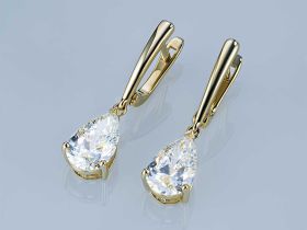 Серьги из желтого золота э0312сг12231177_white