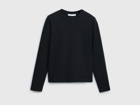 Базовый лонгслив, Черный