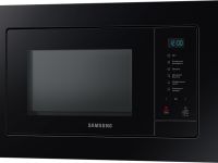 Встраиваемая микроволновая печь Samsung MS23A7118AK/BW, 23 л черное стекло