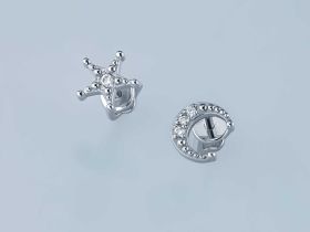 Пусеты из серебра э0612пс04202767