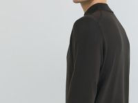 Базовый джемпер с воротником-стойкой, Коричневый