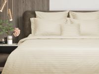 Постельное белье Ecru, страйп-сатин 40962-1