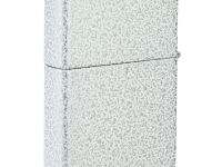 Зажигалка ZIPPO Logo с покрытием Glacier, латунь/сталь, белая, матовая, 38x13x57 мм