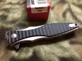 Полуавтоматический cкладной нож Kershaw Decimus, сталь 8Cr13MoV, рукоять GFN/нержавеющая сталь