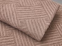 Полотенце махровое Зигзаг/Zigzag, коричневое