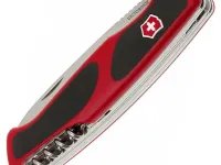 Многопредметный складной нож Victorinox RangerGrip 71 Gardener 0.9713.C, сталь X55CrMo14, рукоять нейлон, 130мм 7 функций красно-чёрный