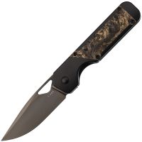Складной нож Kizer Militaw, сталь S45VN, рукоять титан/карбон
