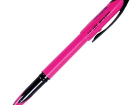 Роллер Uni-Ball AIR UBA-188E 0,5 мм, синий, корпус розовый