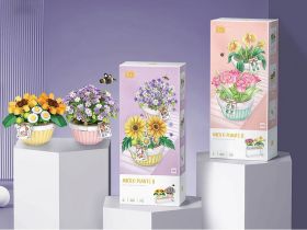 1674_MK Конструктор Цветы в кашпо