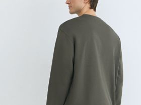 Свитшот с имитацией футболки, Зеленый